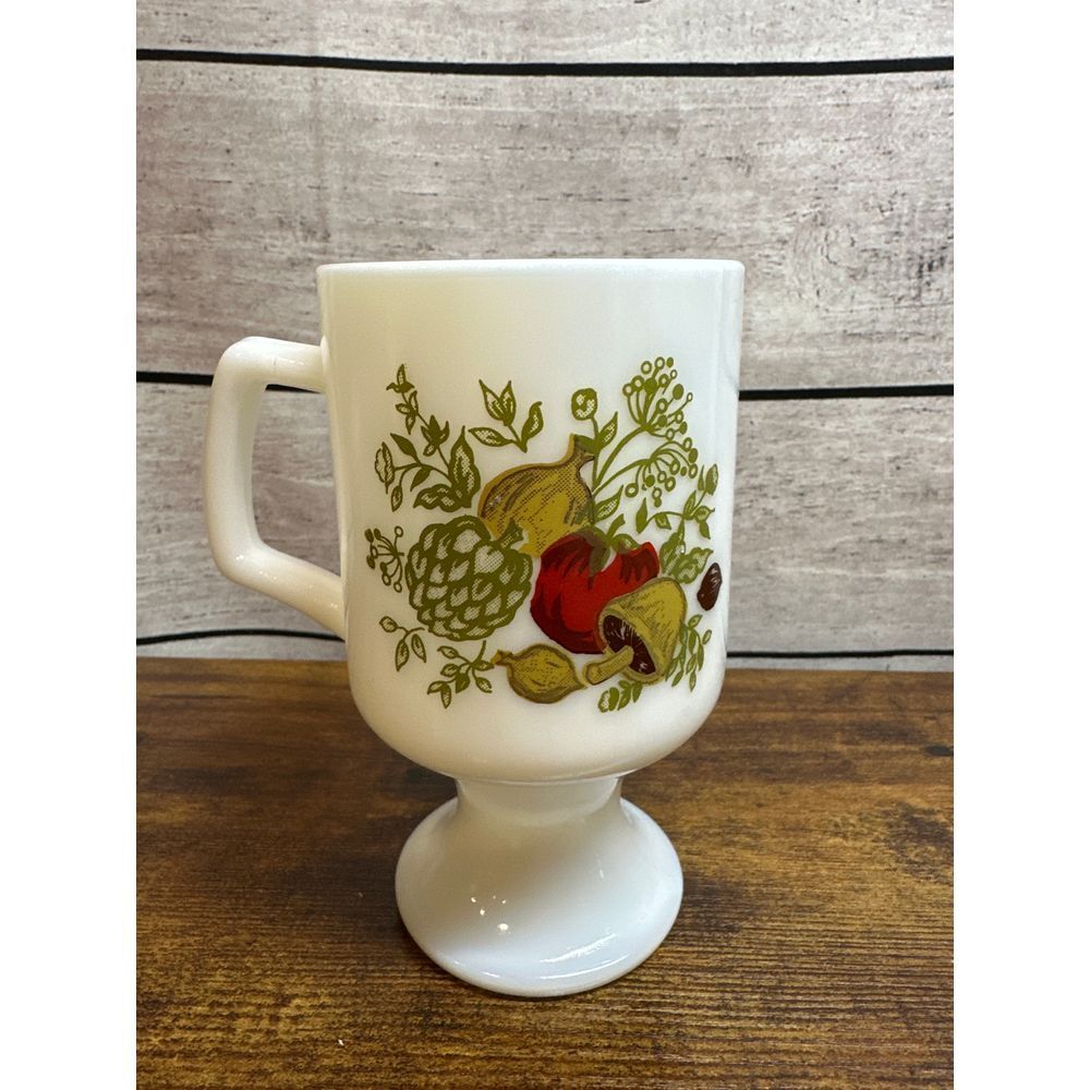 Corning Spice of Life Mushroom Pedestal Mug‎